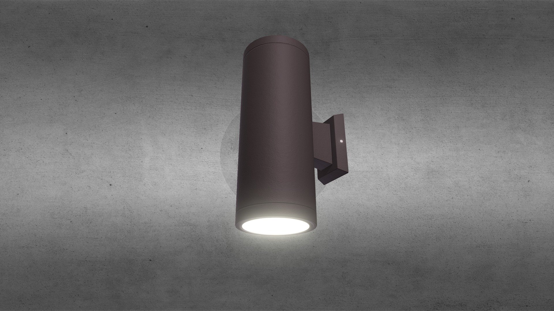 Wall_Light_01_Up-Down_Grey - 3D model by IkQ [56ee405] - Sketchfab