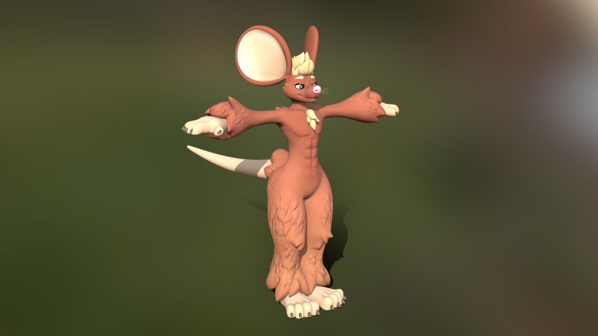 Rat - VRChat & VTuber Avatar - 3D model by Zab (@lixyco) [56ee702 ...