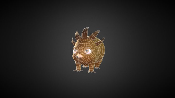 Echidna v01 3D Model