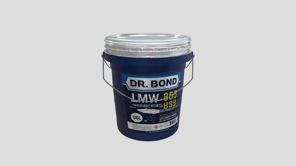 industrial plastic adhesive bucket.