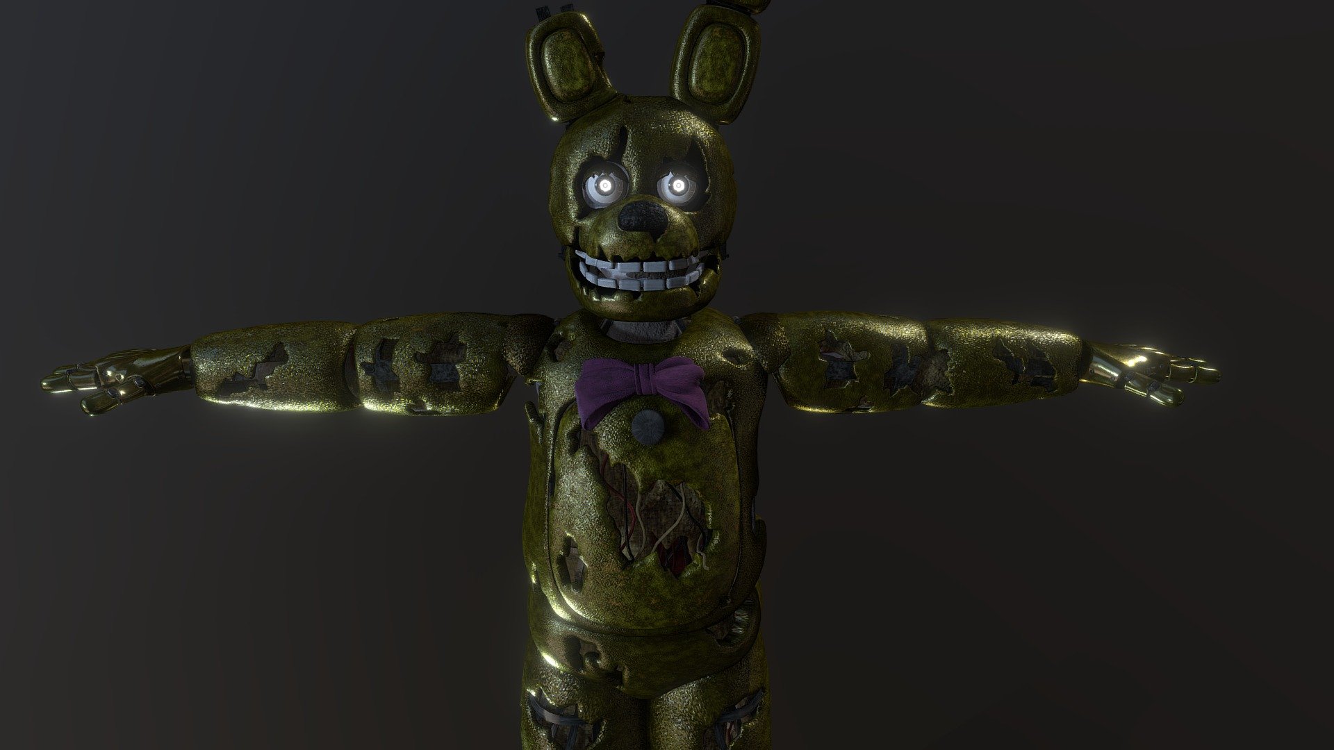 Fnaf 2 Movie Springbonnie - Download Free 3D model by skylajade69 ...
