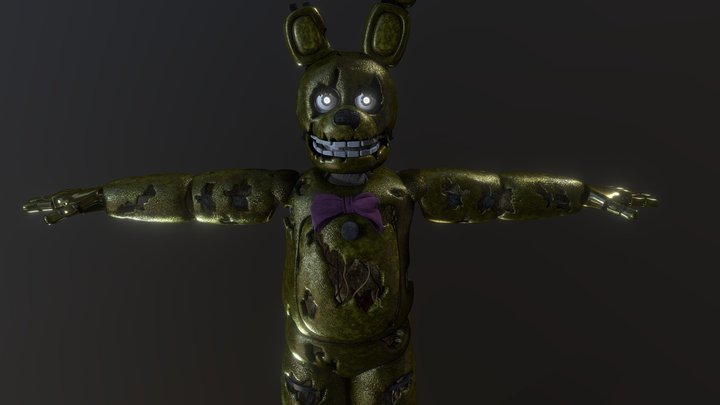 Fnaf 2 Movie Springbonnie – Modèle 3D gratuit STL