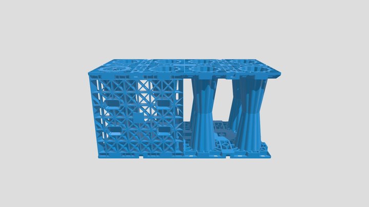 Stormwater Attenuation Tank | YD StormBreaker60® 3D Model