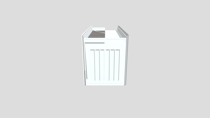 Foldable Container II Animation 3D Model