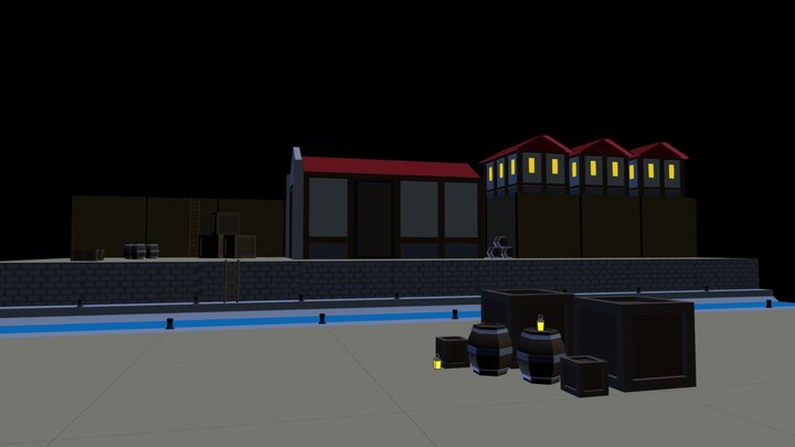 Pirate Canal 3D Model