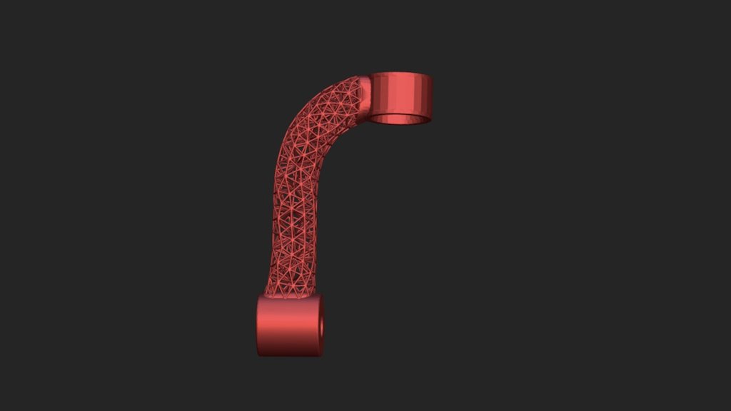 F16 landing gear lower arm part — Sketchfab embed 3D viewer