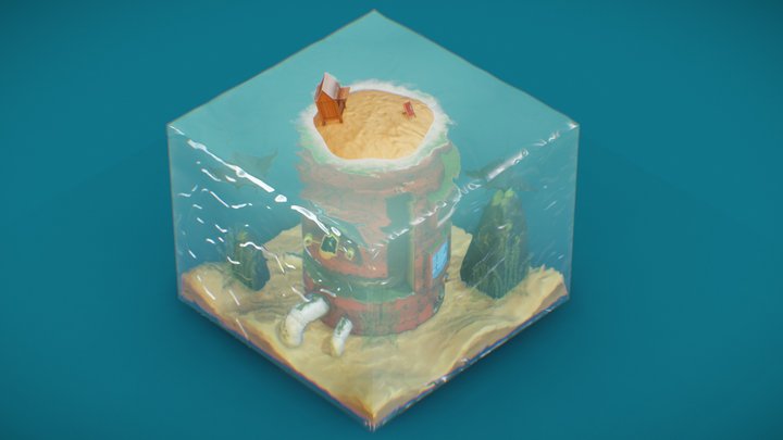 Underground Shelter 13 #FantasyIslandChallenge