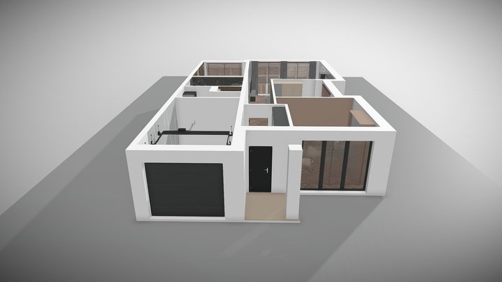 Bliźniak-StronaPrawa-RZUT 3D 3D Model