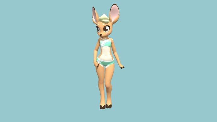 Daphne the Doe 3D Model