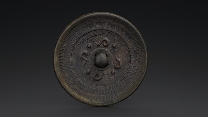 四獣鏡（芝ヶ原古墳） 3D Model