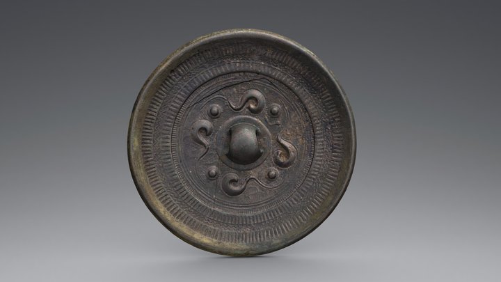四獣鏡（芝ヶ原古墳） 3D Model