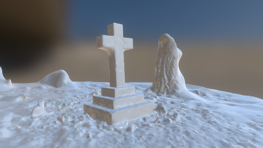 Grave Stone-exported OBJ