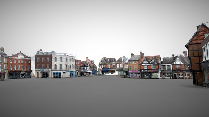 Wantage Town 3D Model