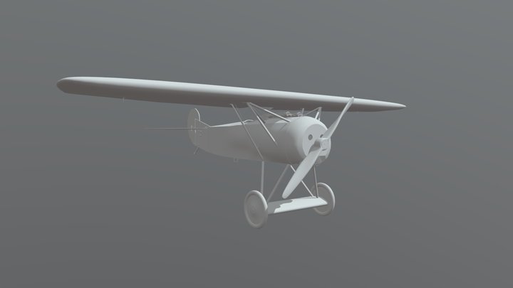 Fokker D8 3D Model