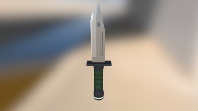 Bayonet 3D Model