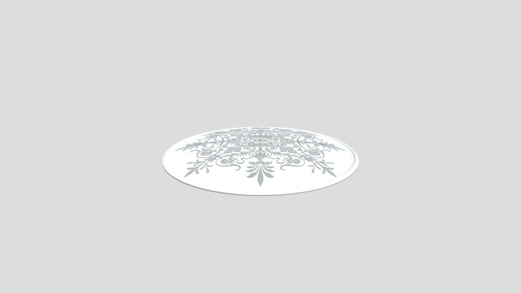 Ceiling Rosette With Ornament