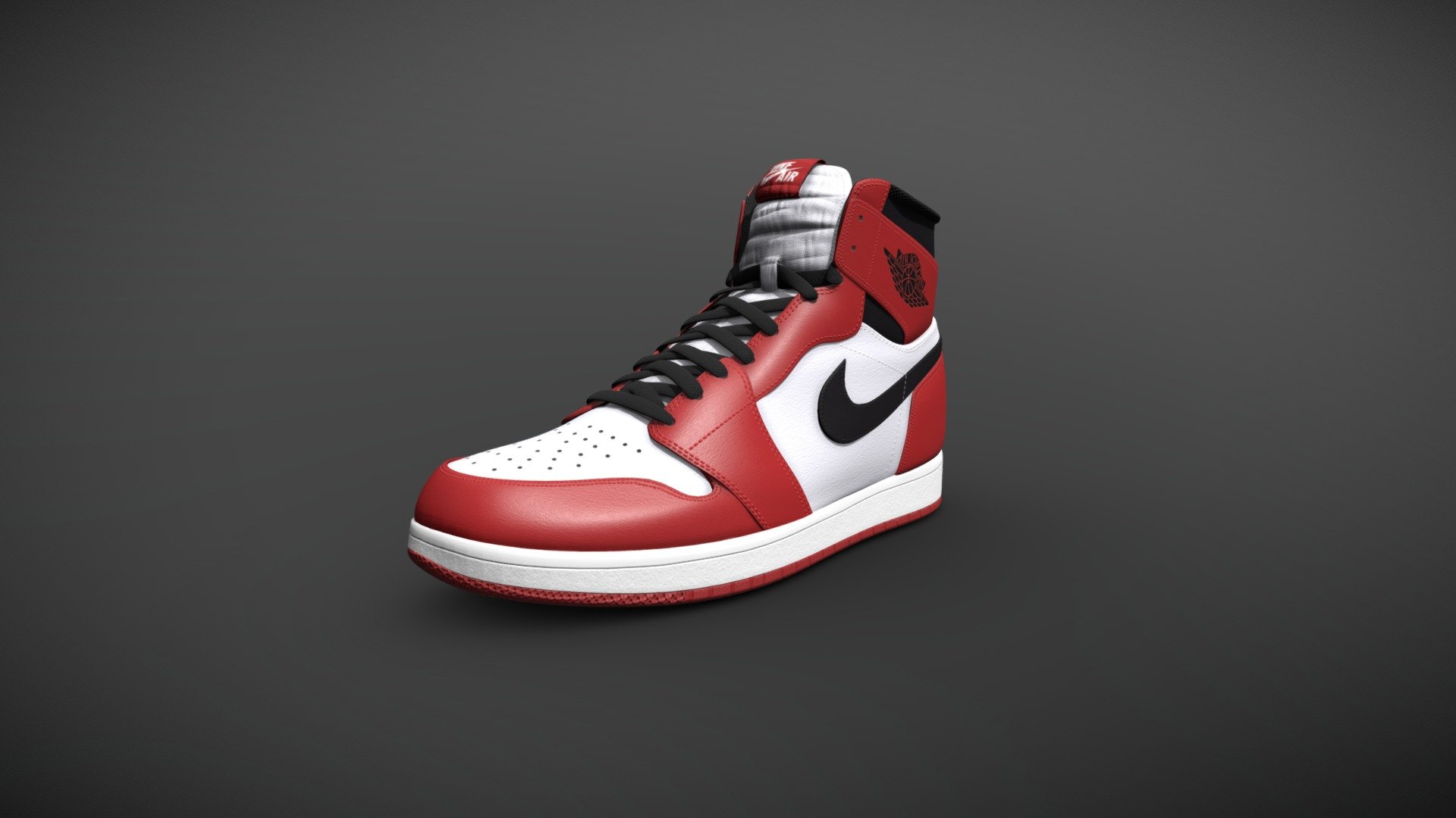 3D model Louis Vuitton x Nike Air Jordan 1 Retro High VR / AR