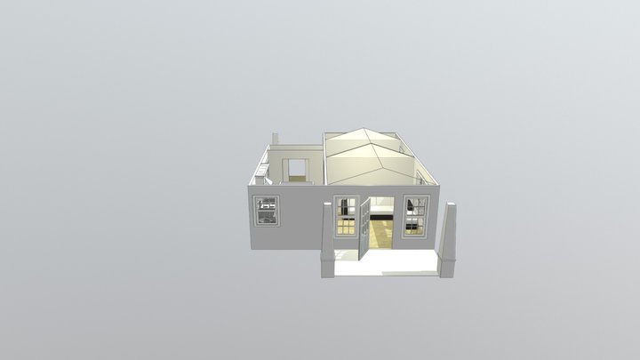 house text1 3D Model