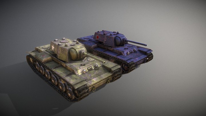 World war tanks 3D Model
