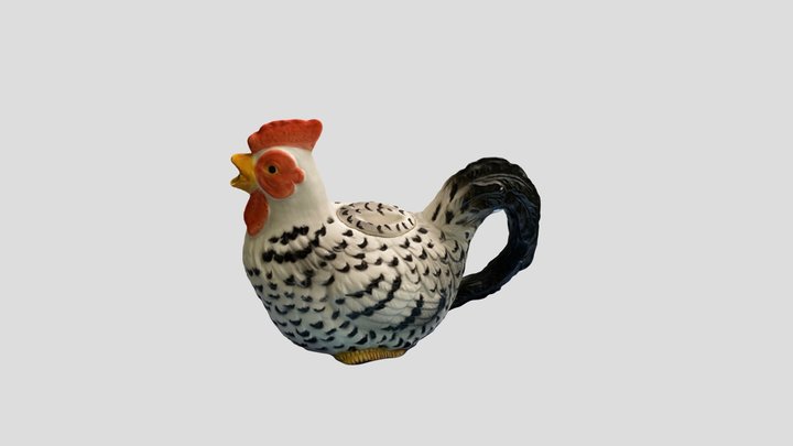 Chicken Teapot 3D Model