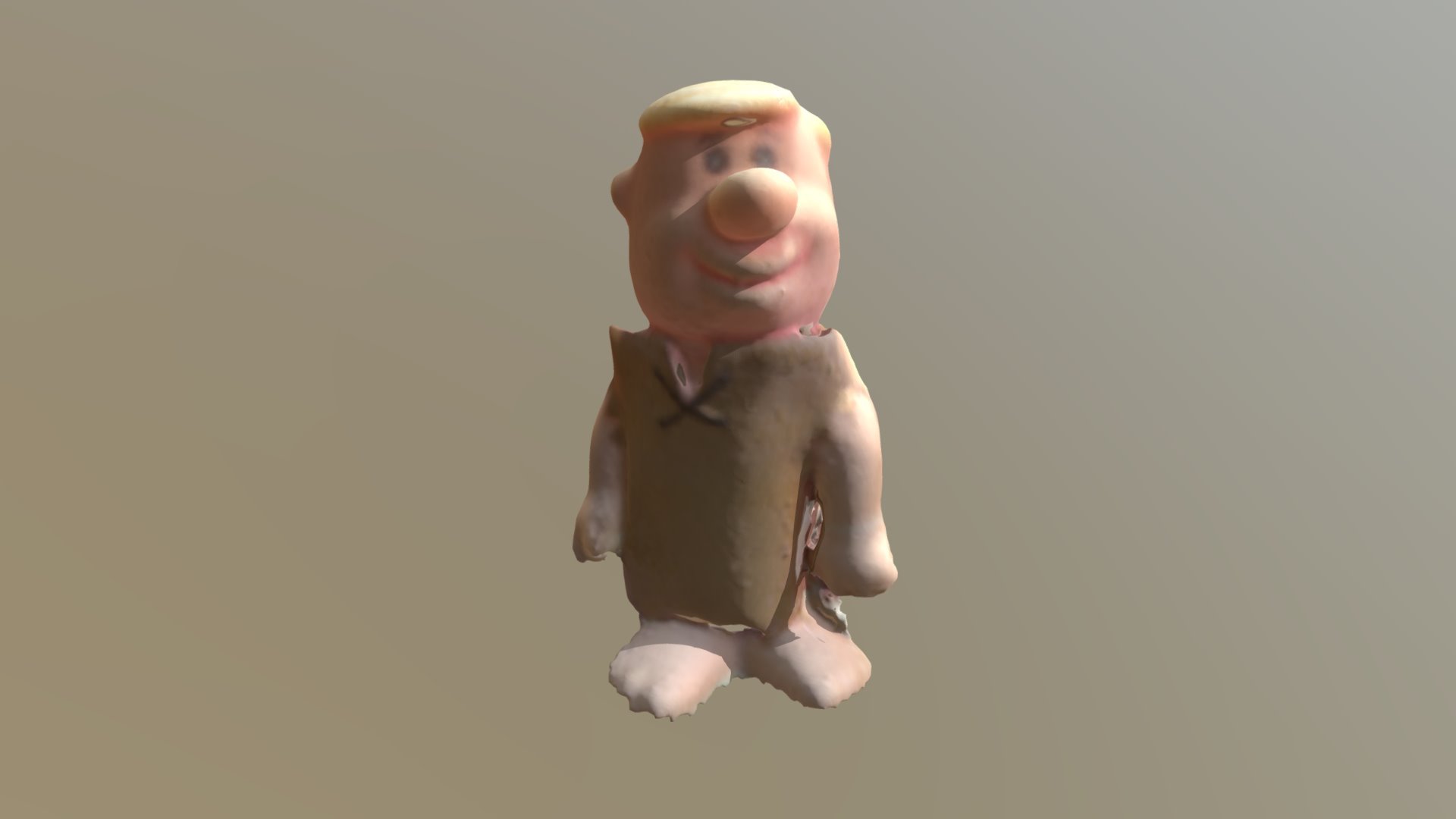 Barney Rubble Flintstones Download Free 3d Model By David Wigforss Dwigfor [56fb198