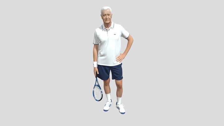 Tennis Gentleman – Gratis 3D-model STL