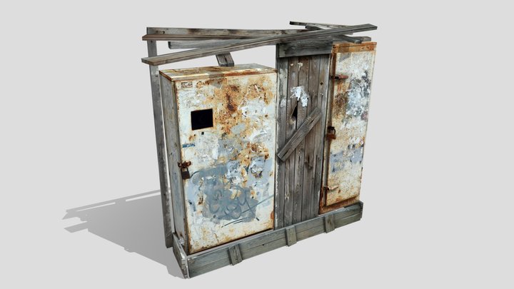 Rusty Street Electrical Box #2 – Modello 3D gratuito STL