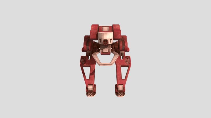 Simple mech 3D Model