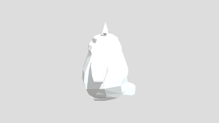 Totoro Character Turnaround 3D Model