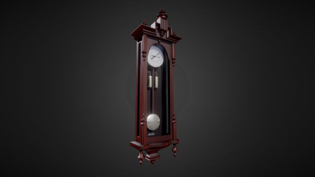 Antique Clock 3D Model