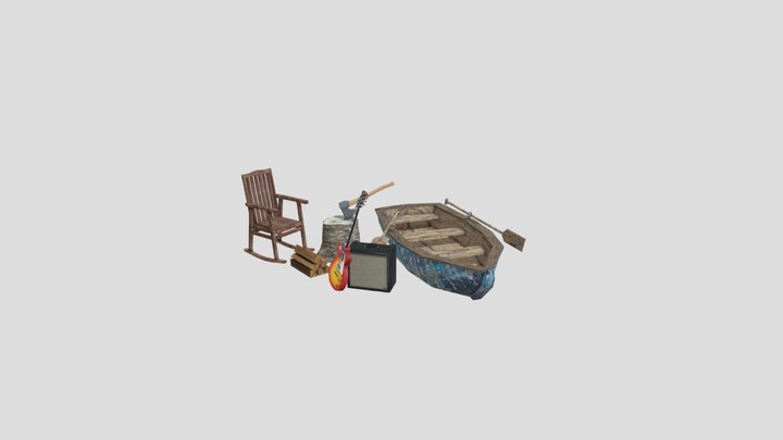 DAE 5 Finished props - By the ocean 3D Model