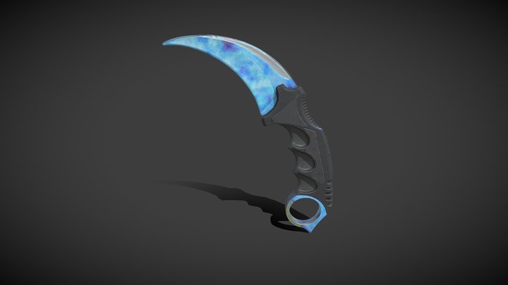 Karambit | Case Hardened #387 (FN) 3D Printable