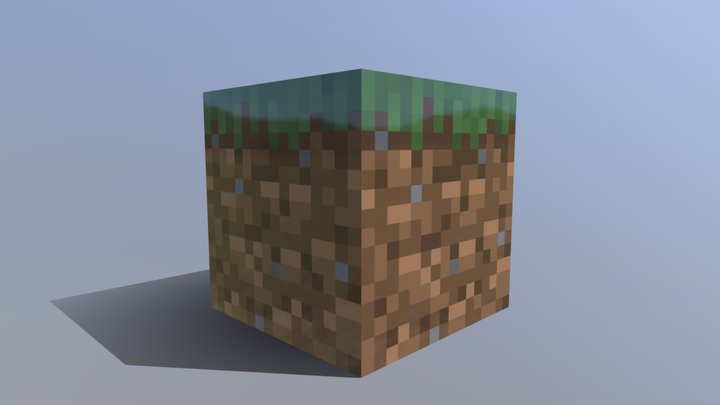 Minecraft_Grass_Block 3D Model