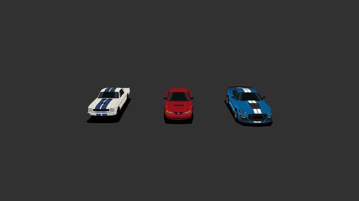 Mustang Pack – Modello 3D gratuito STL