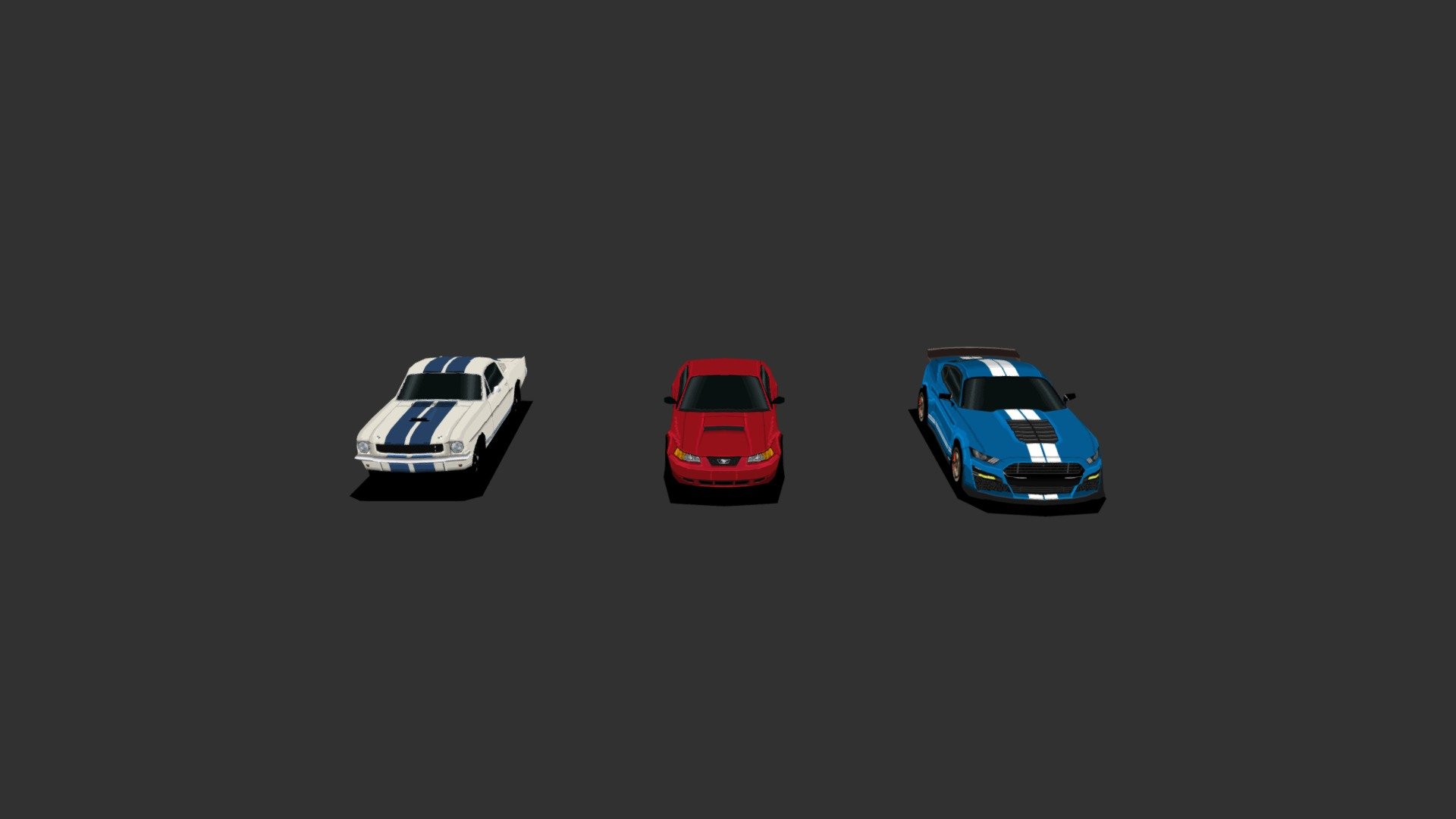Mustang Pack - Download Free 3D model by GR.blend (@johnmodels ...