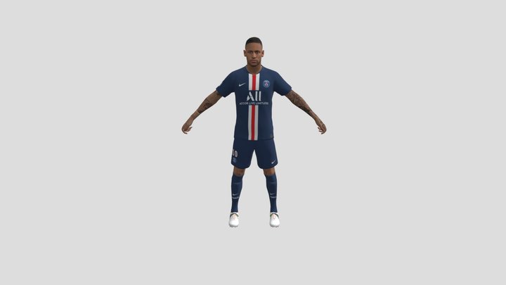 neymar dancing 3D Model