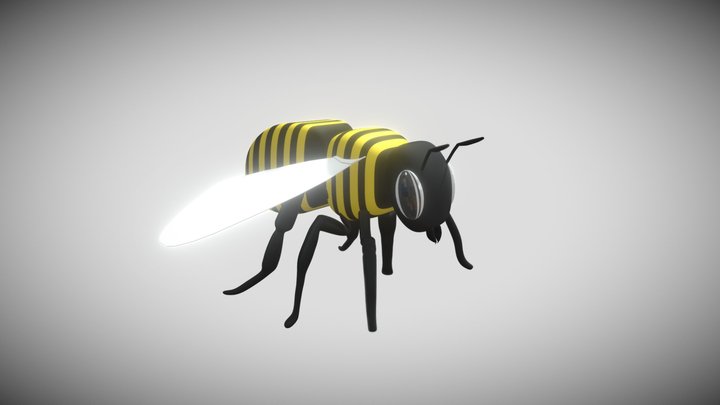 Free bee model 3D Model