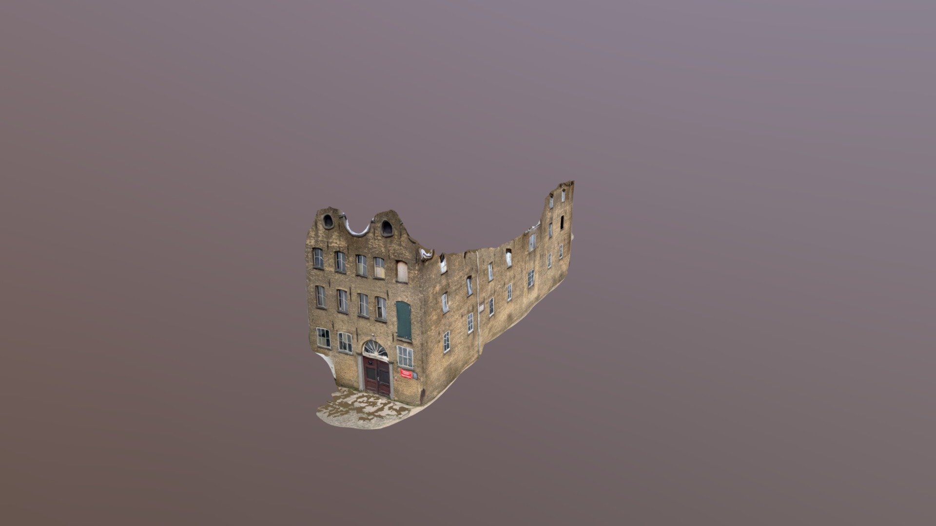 Huis pand Dirkzwager jenever Dirkzwagerterrein - Download Free 3D model ...
