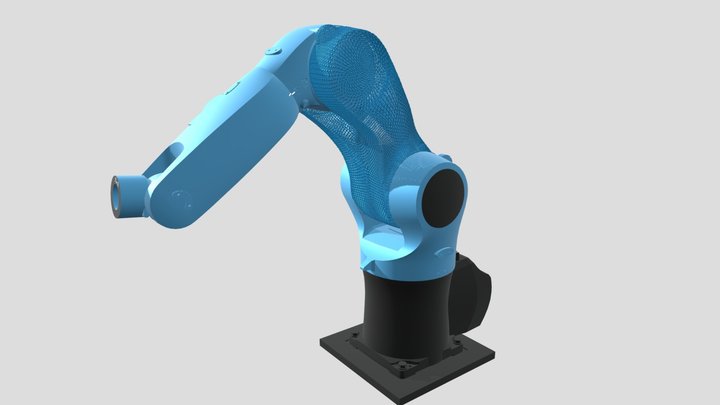 A wire weaving robot 3D Model