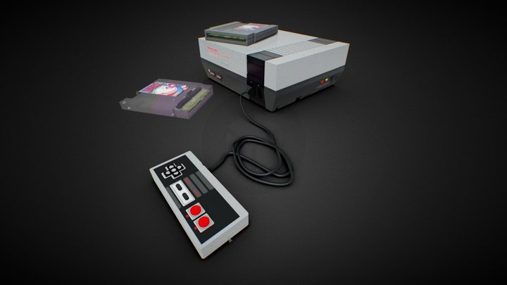 NES - Nintendo Entertainment System 3D Model