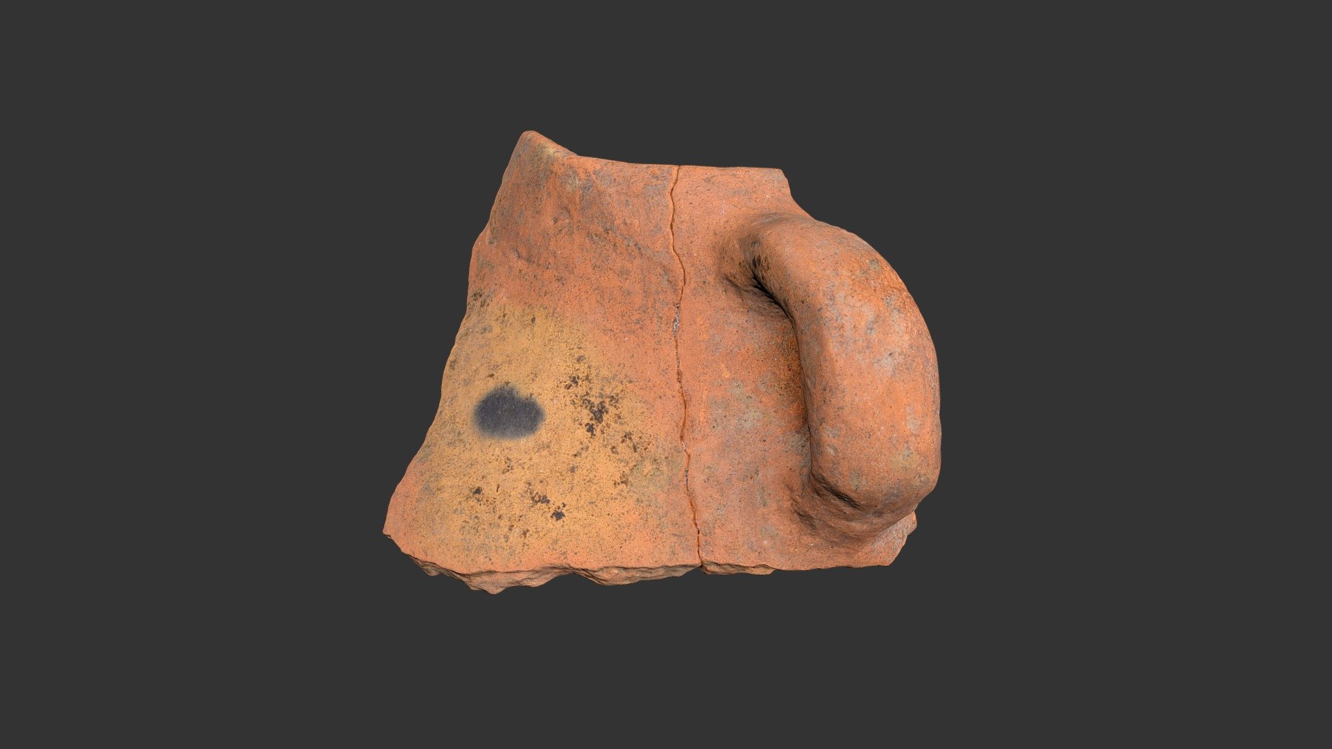 Oldtown Plain Jar Rim (2388p598)