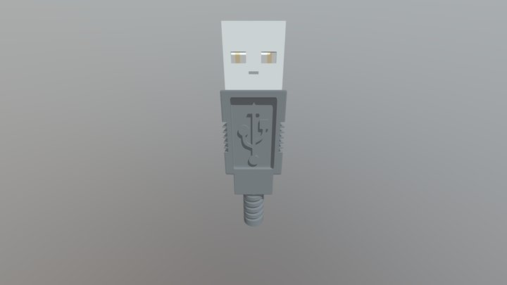 USB-A tip 3D Model