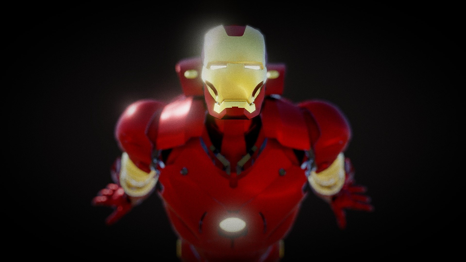 iron man 3d model blender download