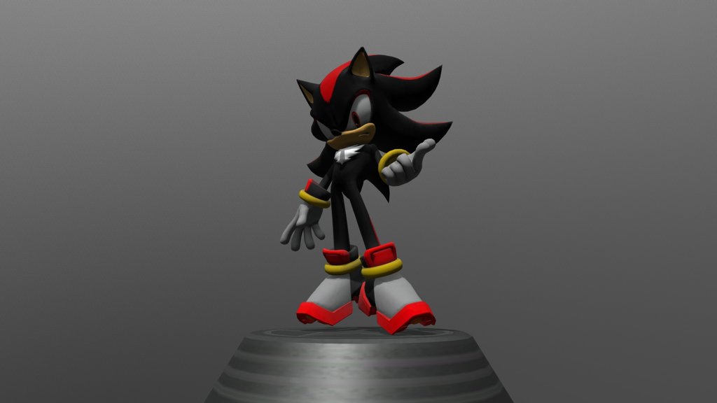 Sonic Generations - Shadow the Hedgehog Statue