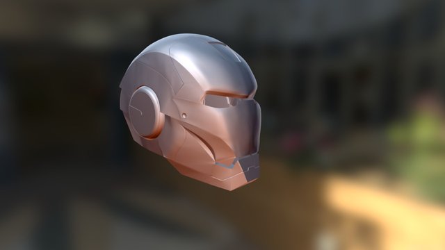 Iron Man Maske 3D Model