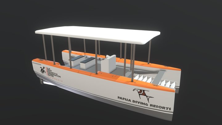 Catamaran 3D Model