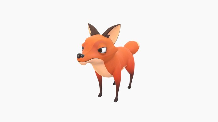 Fox Character 3D Model