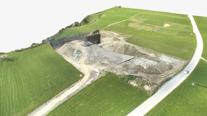 Deponie Val da Claus Mai 2021, Sedrun (CH) 3D Model