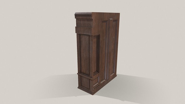 Wood Pillar – Kostenloses 3D-Modell STL