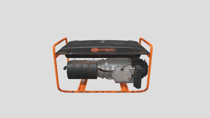 Generator Daeboo game ready model 3D Model